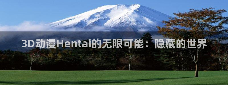 91动漫在线视频：3D动漫Hentai的无限可能：隐藏的世界